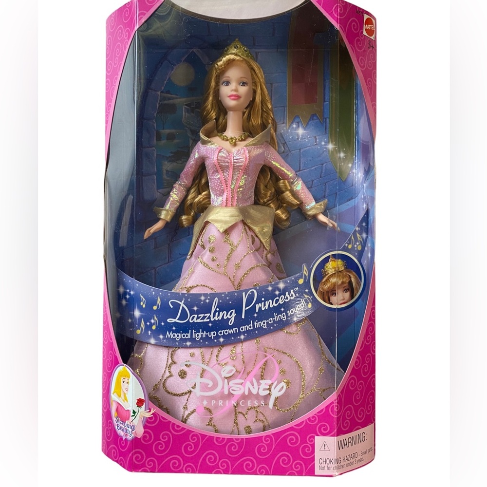 NIB•Dazzling Princess Sleeping Beauty Barbie Y2K